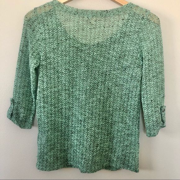 Painted Threads Knit Button Down Top - Picture 3 of 7